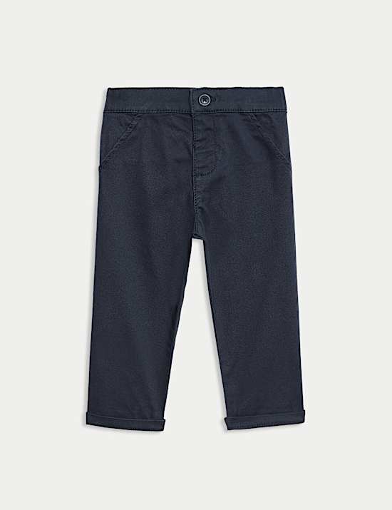 2pc Cotton Blend Striped Knit Polo Outfit (0 Mths-3 Yrs)