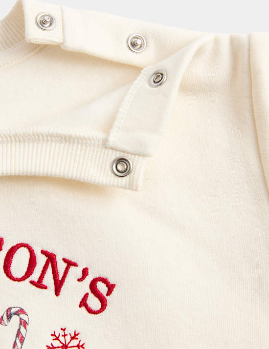 Ensemble 2 pi&egrave;ces de No&euml;l Paddington&trade; top & bas en coton