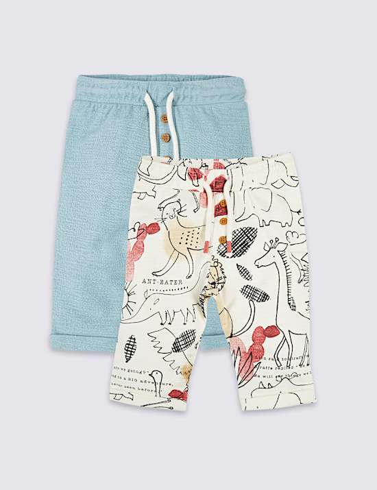 2 Pack Pure Cotton Joggers