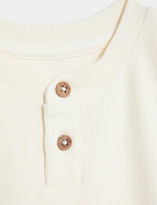 2pc Cotton Rich Jersey Dino Dungaree Outfit (0-3 Yrs)