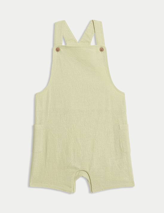 2pc Cotton Rich Dungaree Outfit (0-3 Yrs)