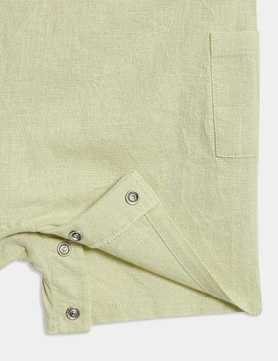 2pc Cotton Rich Dungaree Outfit (0-3 Yrs)