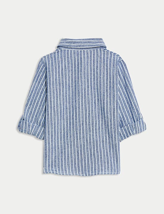 Cotton Rich Striped Shirt (0 - 6 Yrs)