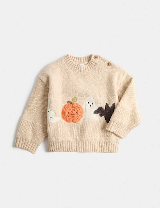 Halloween-Pullover mit hohem Baumwollanteil
