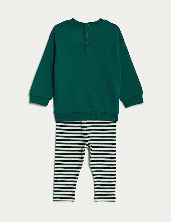 2pc Cotton Rich Slogan Outfit (0-3 Yrs)