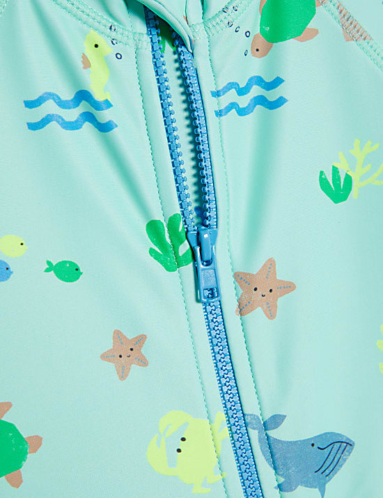 2pc Sealife Zip Through Swim Set (0-3 Yrs)