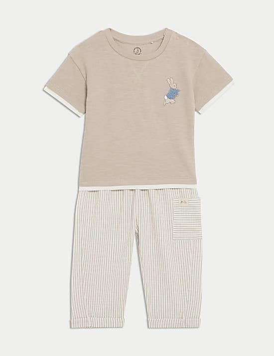 2pc Pure Cotton Peter Rabbit™ Outfit (0-3 Yrs)