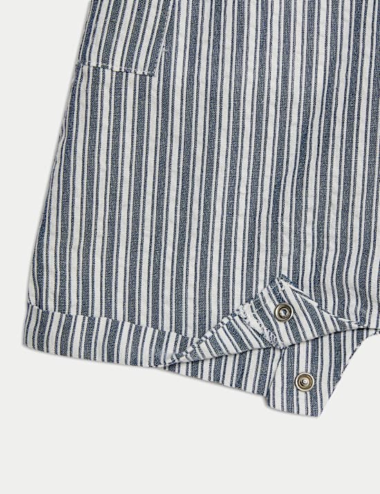 3pc Pure Cotton Peter Rabbit&trade; Striped Outfit (0-3 Yrs)