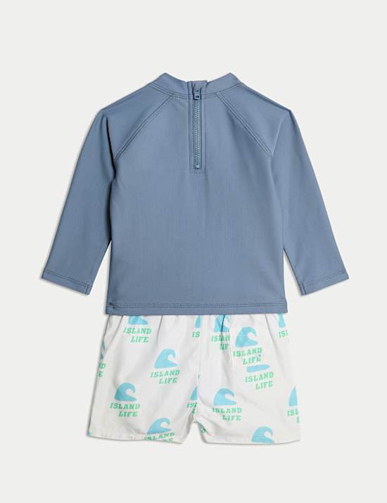 2pc Island Life Swim Set (0-3 Yrs)