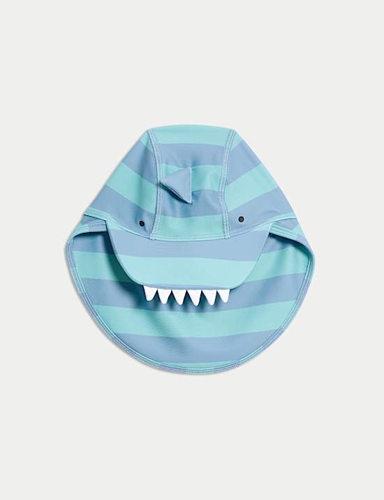 2pc Striped Sunsafe Swimsuit with Hat (0 -3 Yrs)