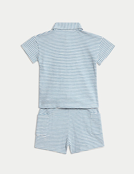 2pc Pure Cotton Peter Rabbit™ Striped Outfit (0-3 Yrs)