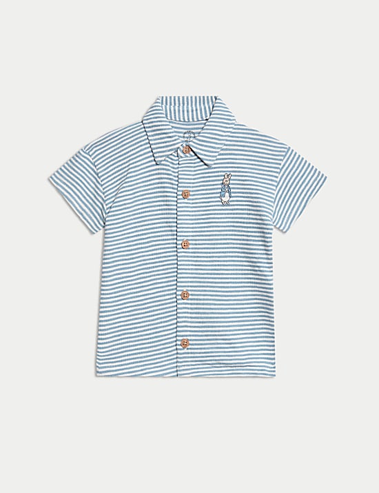 2pc Pure Cotton Peter Rabbit™ Striped Outfit (0-3 Yrs)