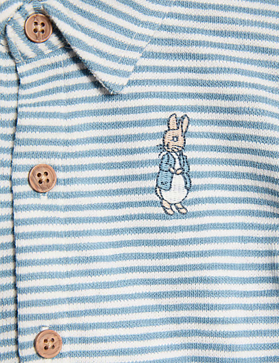 2pc Pure Cotton Peter Rabbit™ Striped Outfit (0-3 Yrs)