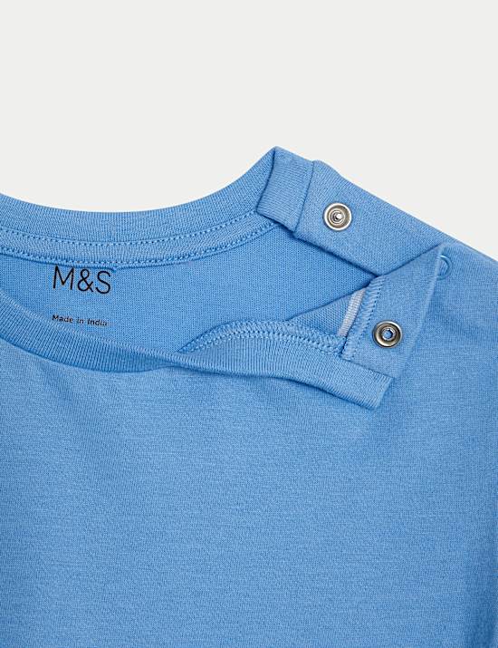 2pk Pure Cotton Tops (0-3 Yrs)