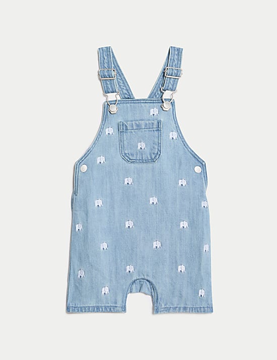 Ντε πιες σύνολο με print ελέφαντα και υψηλή περιεκτικότητα σε βαμβάκι (0-3 ετών)