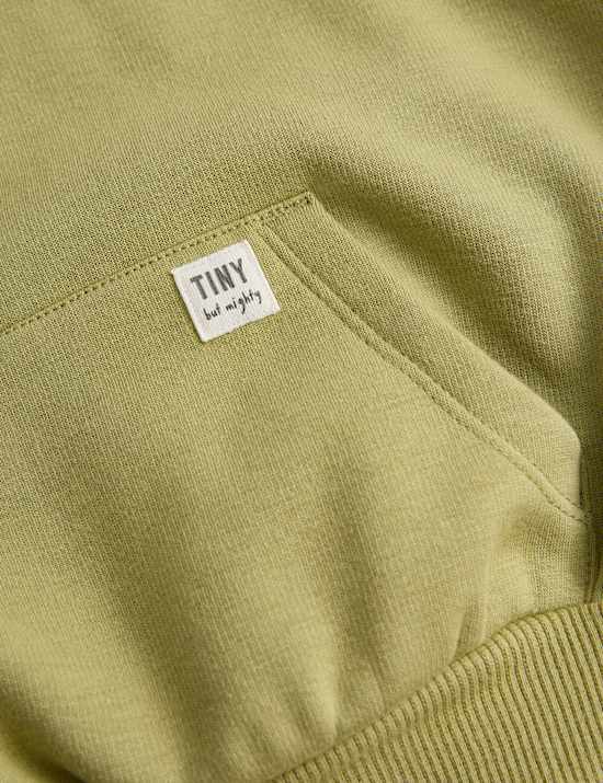 Cotton Blend Fleece Lined Sweatshirt (0-3 Yrs)