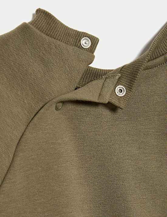 Cotton Blend Fleece Lined Sweatshirt (0-3 Yrs)