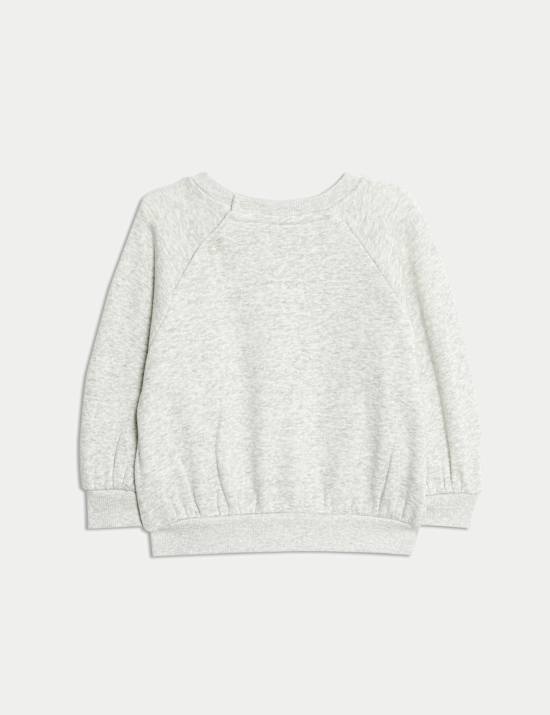 Cotton Blend Fleece Lined Sweatshirt (0-3 Yrs)