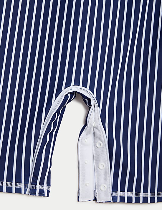 Striped Long Sleeve All In One (0-3 Yrs)