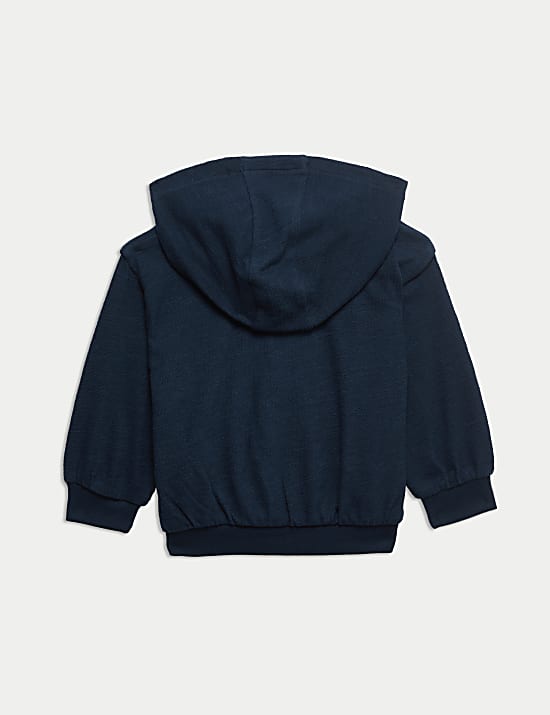 Pure Cotton Zip Hoodie (0-6 Yrs)