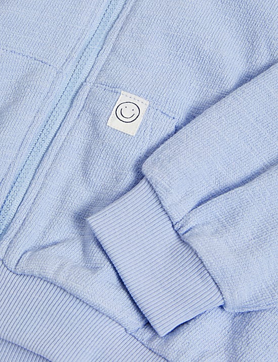 Pure Cotton Zip Hoodie (0-6 Yrs)