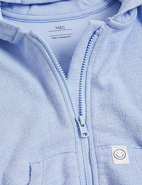 Pure Cotton Zip Hoodie (0-6 Yrs)
