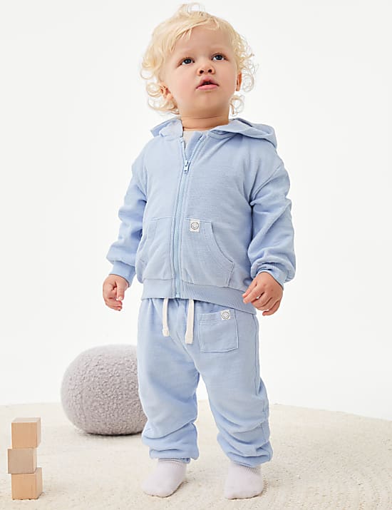 Pure Cotton Zip Hoodie (0-6 Yrs)