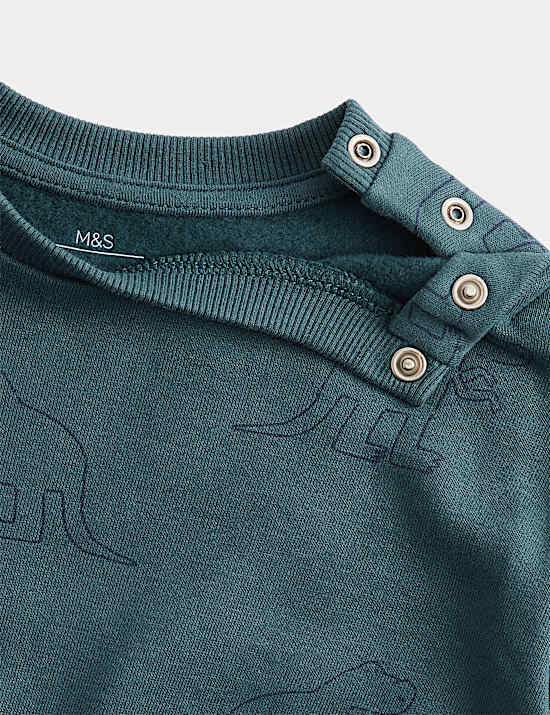 2 Piece Dino Sweat Outfit (0-5 Yrs)