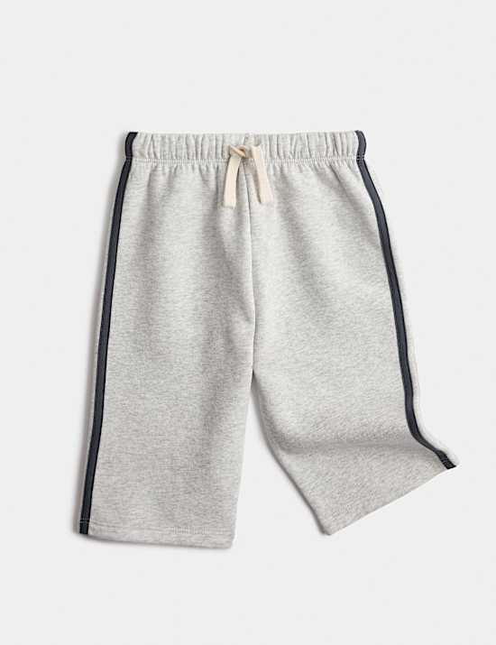 Jogginghose mit hohem Baumwollanteil und Seitenstreifen (0&ndash;5 Jahre)