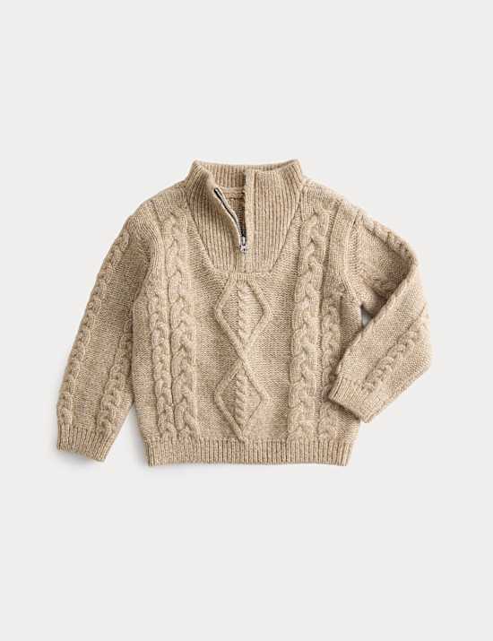 Knitted Ribbed Jumper (0-8 Yrs)