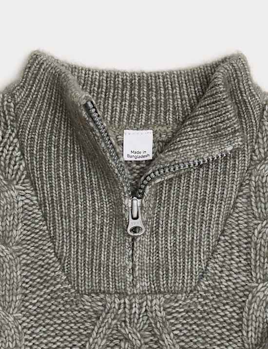 Knitted Ribbed Jumper (0-8 Yrs)