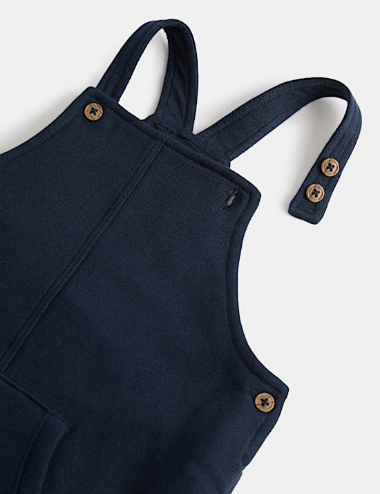 Ensemble salopette en jersey (jusqu'au 3 ans)