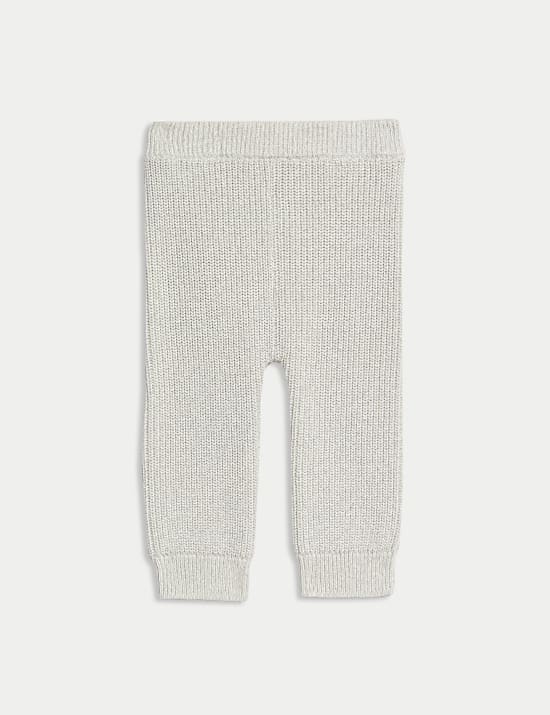 Pure Cotton Knitted Top & Bottom Outfit (0-3 Yrs)