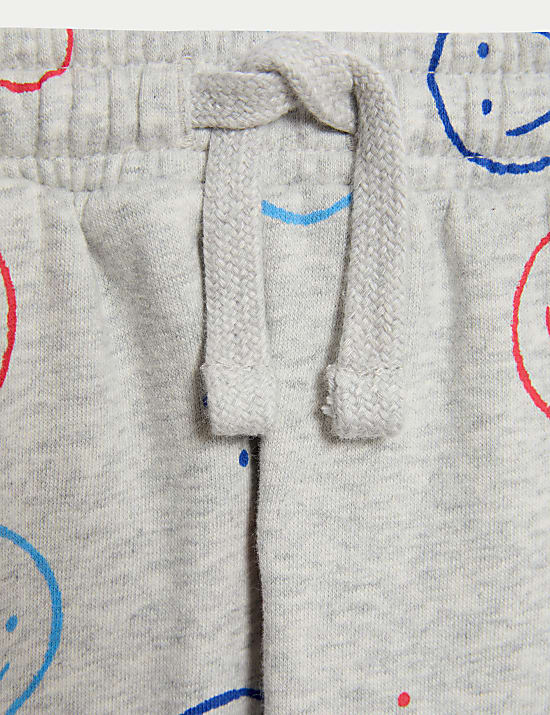 Σύνολο τοπ και παντελόνι Smiley με υψηλή περιεκτικότητα σε βαμβάκι (0-3 ετών)