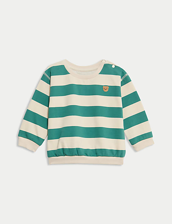 2pc Pure Cotton Striped Outfit (0-8 Yrs)