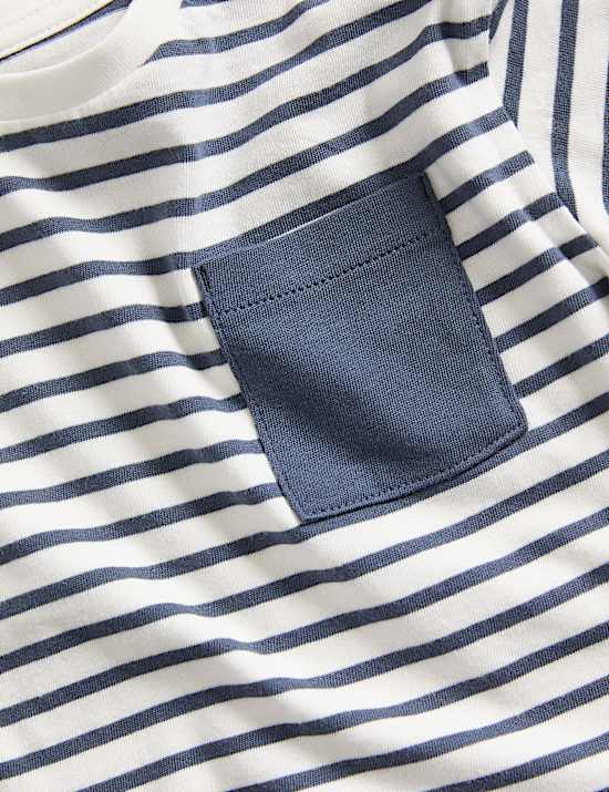 3pk Pure Cotton Elephant T-Shirts (0-3 Yrs)