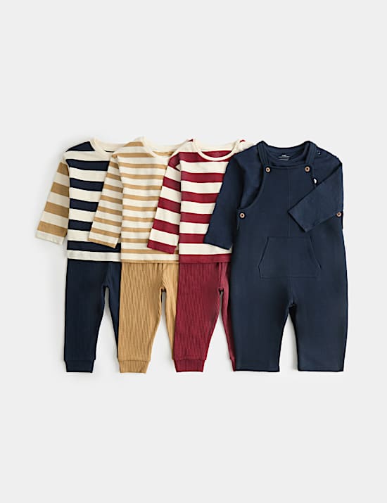 3pc Cotton Rich Colourblock Outfit