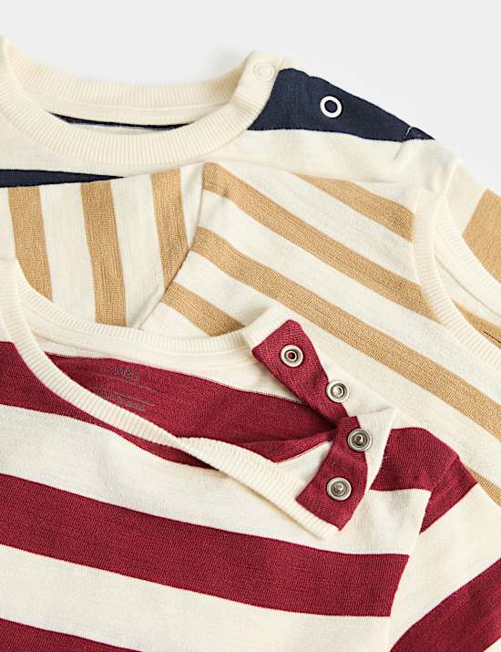 3pc Cotton Rich Colourblock Outfit