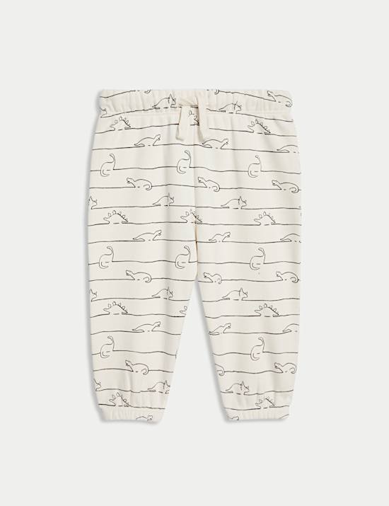 Ensemble 2 pièces Dino en coton avec top et bas (jusqu’au 6 ans)