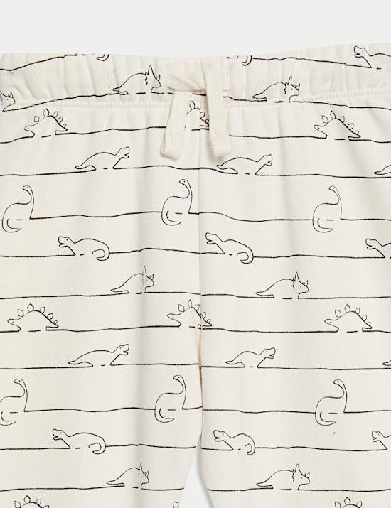 Ensemble 2 pièces Dino en coton avec top et bas (jusqu’au 6 ans)