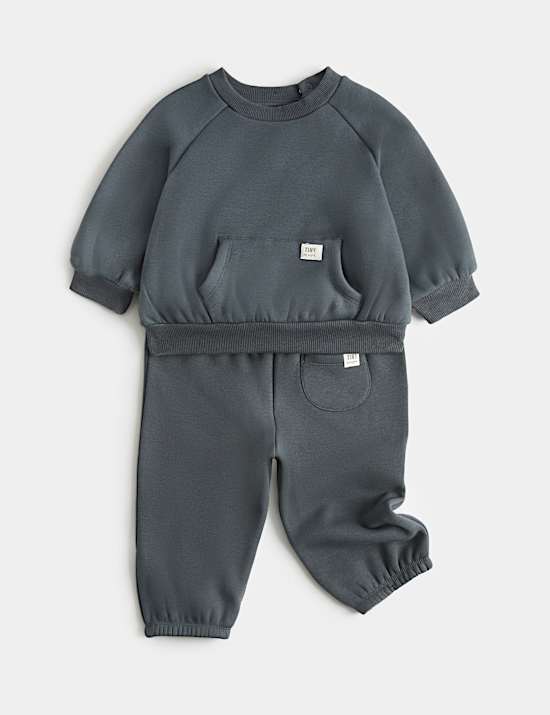 2pc Plain Top & Bottom Outfit