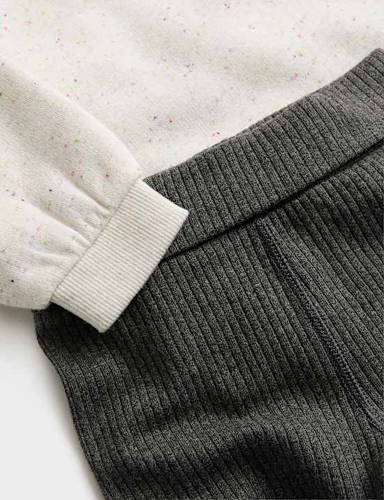 Cotton Rich Neppy Sweat Outfit (0 Mths-6 Yrs)