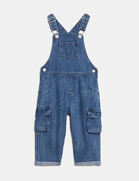 2-teiliges Set aus Latzhose und Langarm-T-Shirt (0–3&nbsp;J.)