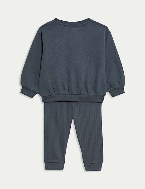 2pc Cotton Rich Dino Top & Bottom Outfit (0-6 Yrs)