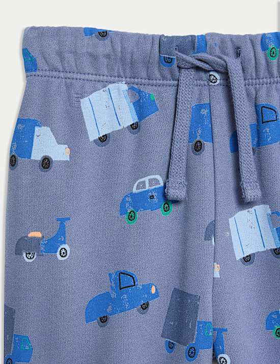 2pc Cotton Rich Transport Top & Bottom Outfit (0-6 Yrs)