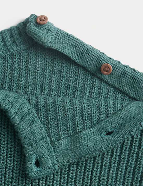 Pure Cotton Knitted Jumper (0-6 Yrs)
