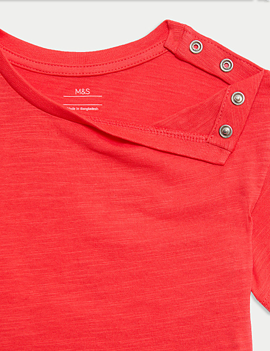 Σύνολο με τζιν πουκάμισο & T-shirt (0-6 ετών), 2 τεμάχια