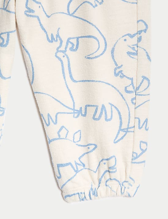 Pure Cotton Dinosaur Joggers (0-3 Yrs)