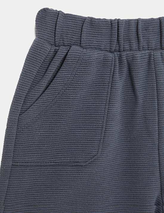 2 potong Pakaian Kaus Oblong Katun Murni Slogan ‘Hello’ (0-3 Tahun)