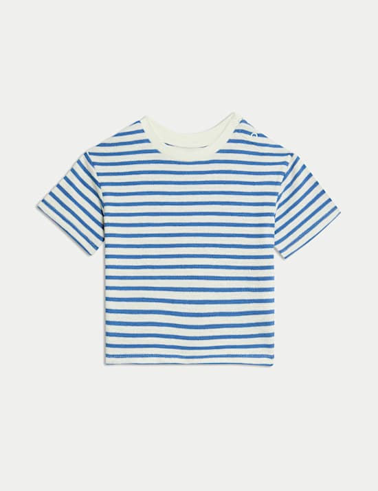 2pc Pure Cotton Striped Short Outfit (0-3 Yrs)